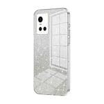For vivo S10 / S10 Pro Gradient Glitter Powder Electroplated Phone Case(Transparent)
