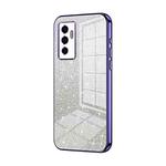 For vivo S10e / V23e 4G/5G / Y75 4G Gradient Glitter Powder Electroplated Phone Case(Purple)