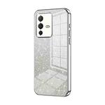 For vivo S12 Pro / V23 Pro Gradient Glitter Powder Electroplated Phone Case(Silver)