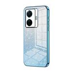 For vivo S15e / T1 Pro Gradient Glitter Powder Electroplated Phone Case(Blue)