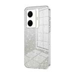 For vivo S15e / T1 Pro Gradient Glitter Powder Electroplated Phone Case(Transparent)