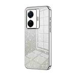 For vivo S15e / T1 Pro Gradient Glitter Powder Electroplated Phone Case(Silver)