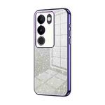 For vivo S17 / S17 Pro / S17t / V29 Gradient Glitter Powder Electroplated Phone Case(Purple)