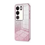 For vivo S17 / S17 Pro / S17t / V29 Gradient Glitter Powder Electroplated Phone Case(Pink)