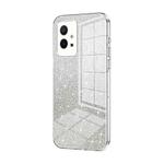 For vivo T1 5G Gradient Glitter Powder Electroplated Phone Case(Transparent)