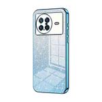 For vivo X Note Gradient Glitter Powder Electroplated Phone Case(Blue)