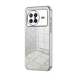 For vivo X Note Gradient Glitter Powder Electroplated Phone Case(Silver)