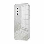 For vivo X27 Gradient Glitter Powder Electroplated Phone Case(Transparent)