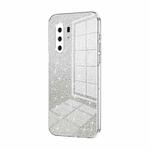 For vivo X30 Pro Gradient Glitter Powder Electroplated Phone Case(Transparent)