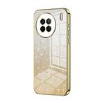 For vivo X90 / X90s Gradient Glitter Powder Electroplated Phone Case(Gold)