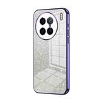 For vivo X90 Pro Gradient Glitter Powder Electroplated Phone Case(Purple)
