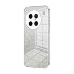 For vivo X90 Pro+ Gradient Glitter Powder Electroplated Phone Case(Transparent)