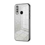 For vivo Y5s / U3 / Z5i / U20 / Y19 Gradient Glitter Powder Electroplated Phone Case(Black)