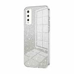 For vivo Y20 / Y20i / Y20s / iQOO U1x Gradient Glitter Powder Electroplated Phone Case(Transparent)