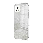 For vivo Y52s 5G / Y52s T1/ iQOO U3 Gradient Glitter Powder Electroplated Phone Case(Transparent)