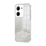For vivo Y78 China / Y36 / Y36 5G Gradient Glitter Powder Electroplated Phone Case(Transparent)
