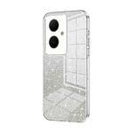 For vivo Y78+ 5G / Y78 / V29 Lite Gradient Glitter Powder Electroplated Phone Case(Transparent)