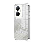 For vivo Y78+ 5G / Y78 / V29 Lite Gradient Glitter Powder Electroplated Phone Case(Silver)