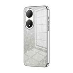 For vivo Y100 / Y100A Gradient Glitter Powder Electroplated Phone Case(Silver)