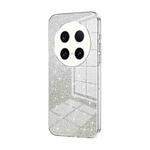 For vivo X100 Ultra Gradient Glitter Powder Electroplated Phone Case(Transparent)