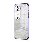 For vivo S19 Gradient Glitter Powder Electroplated Phone Case(Purple)