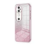 For vivo S19 Gradient Glitter Powder Electroplated Phone Case(Pink)