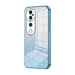 For vivo S19 Pro Gradient Glitter Powder Electroplated Phone Case(Blue)