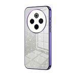 For vivo Y300 Pro Gradient Glitter Powder Electroplated Phone Case(Purple)