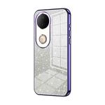 For vivo S20 Gradient Glitter Powder Electroplated Phone Case(Purple)