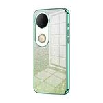 For vivo S20 Gradient Glitter Powder Electroplated Phone Case(Green)