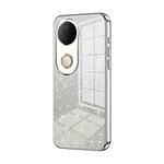 For vivo S20 Gradient Glitter Powder Electroplated Phone Case(Silver)
