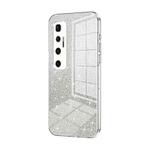 For Xiaomi Mi 10 Ultra Gradient Glitter Powder Electroplated Phone Case(Transparent)