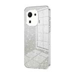 For Xiaomi Mi 11 Pro Gradient Glitter Powder Electroplated Phone Case(Transparent)