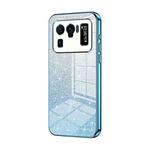 For Xiaomi Mi 11 Ultra Gradient Glitter Powder Electroplated Phone Case(Blue)