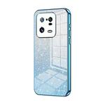 For Xiaomi 13 Pro Gradient Glitter Powder Electroplated Phone Case(Blue)