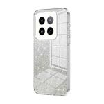 For Xiaomi 14 Pro Gradient Glitter Powder Electroplated Phone Case(Transparent)