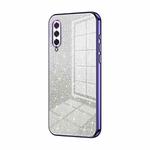 For Xiaomi Mi CC9e / Mi A3 Gradient Glitter Powder Electroplated Phone Case(Purple)
