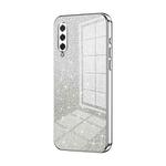 For Xiaomi Mi CC9e / Mi A3 Gradient Glitter Powder Electroplated Phone Case(Silver)