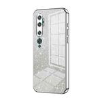 For Xiaomi Mi CC9 Pro / Mi Note 10 Gradient Glitter Powder Electroplated Phone Case(Silver)