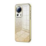 For Xiaomi Civi 2 / 13 Lite Gradient Glitter Powder Electroplated Phone Case(Gold)