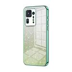 For Xiaomi Mix 4 Gradient Glitter Powder Electroplated Phone Case(Green)