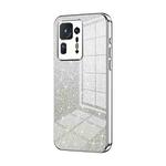 For Xiaomi Mix 4 Gradient Glitter Powder Electroplated Phone Case(Silver)