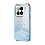 For Xiaomi 15 Gradient Glitter Powder Electroplated Phone Case(Blue)