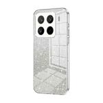 For Xiaomi 15 Pro Gradient Glitter Powder Electroplated Phone Case(Transparent)