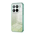 For Xiaomi 15 Pro Gradient Glitter Powder Electroplated Phone Case(Green)