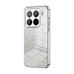 For Xiaomi 15 Pro Gradient Glitter Powder Electroplated Phone Case(Silver)