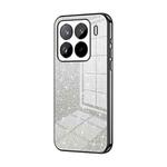 For Xiaomi 15 Pro Gradient Glitter Powder Electroplated Phone Case(Black)