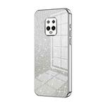 For Xiaomi Redmi 10X Pro 5G Gradient Glitter Powder Electroplated Phone Case(Silver)