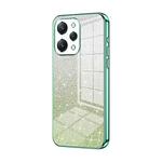 For Xiaomi Redmi 12 / Redmi Note 12R Gradient Glitter Powder Electroplated Phone Case(Green)