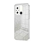 For Xiaomi Redmi 12C / 11A Gradient Glitter Powder Electroplated Phone Case(Transparent)